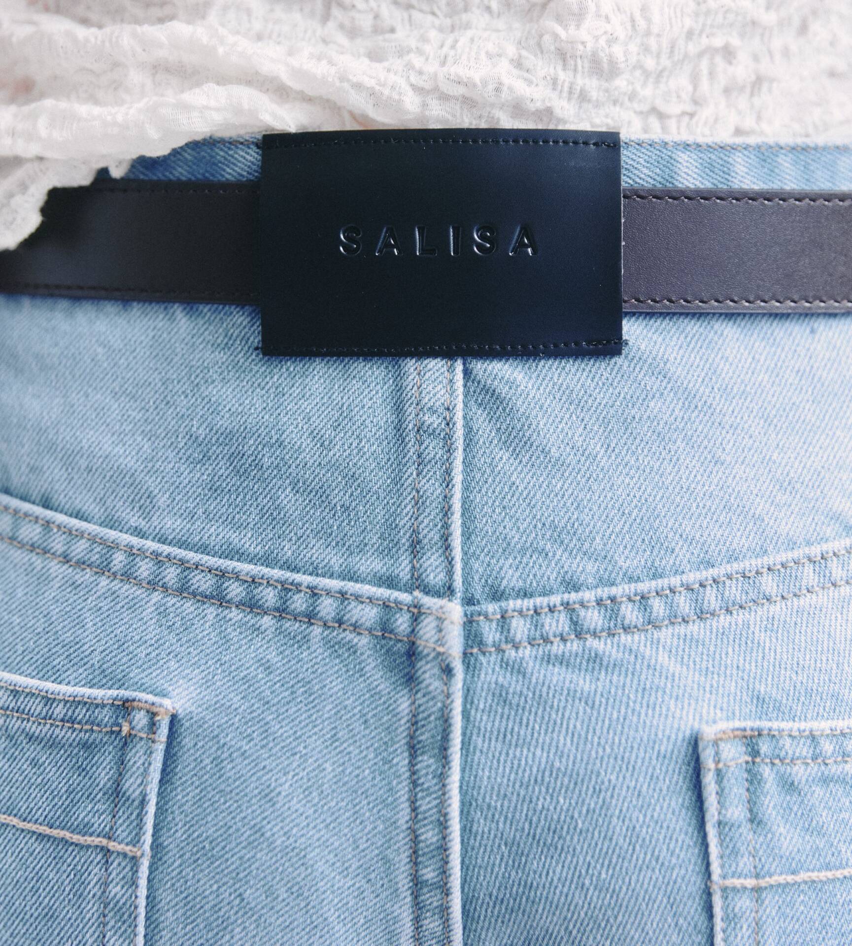 MONICA BOYFRIEND JEANS Mid-Rise Blue
