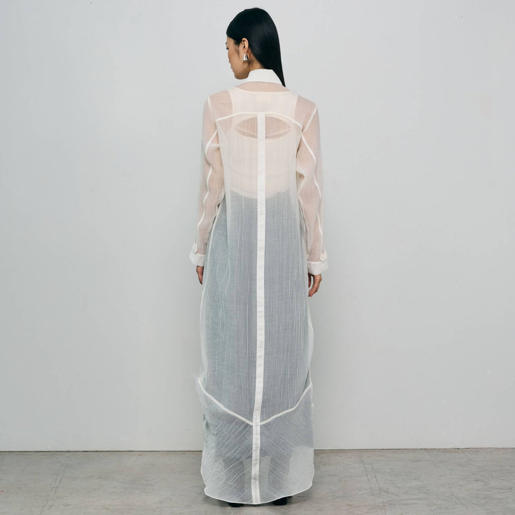 MAXI SHIRT FW24 Sheer