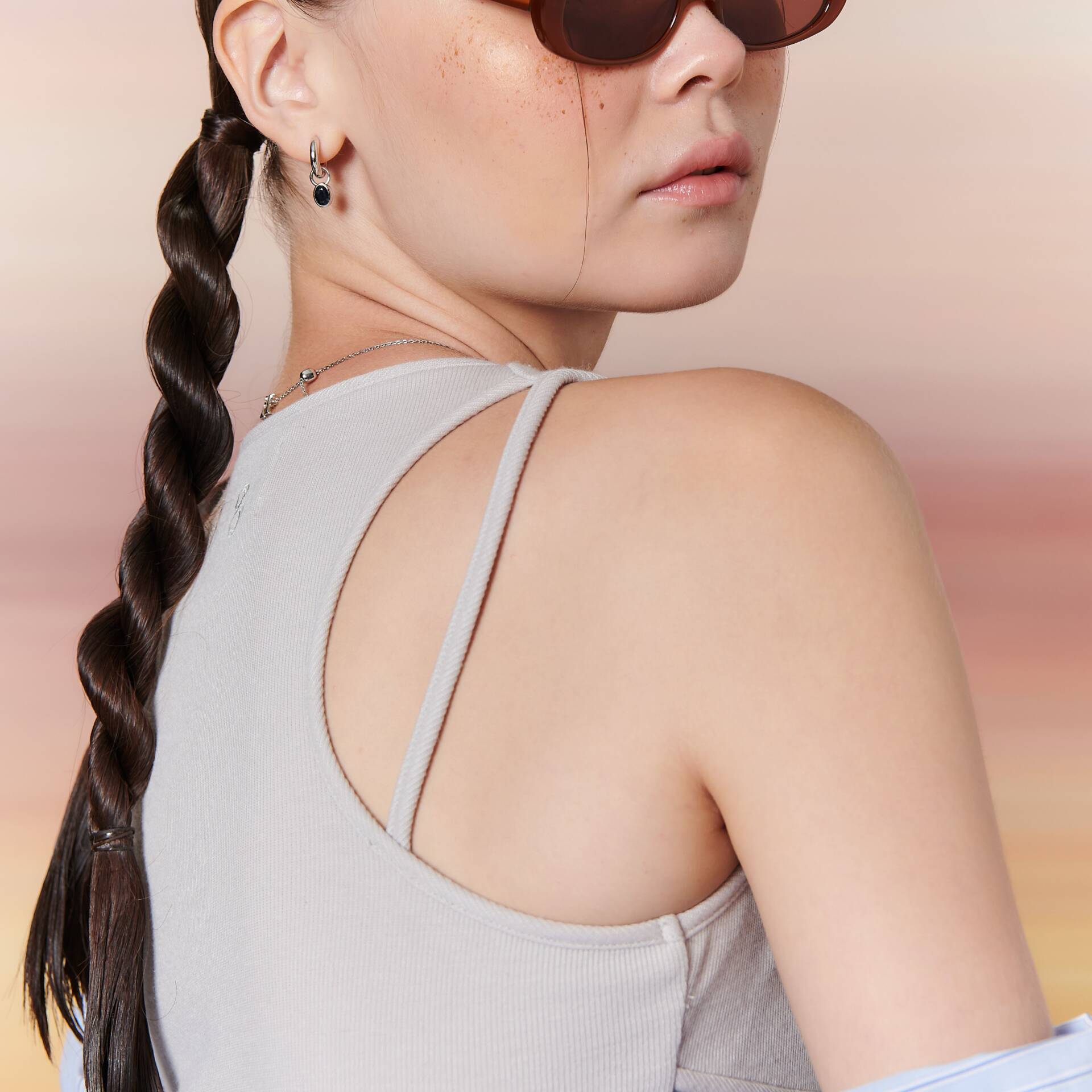 BRALETTE FW23 Curve Hem Light Grey