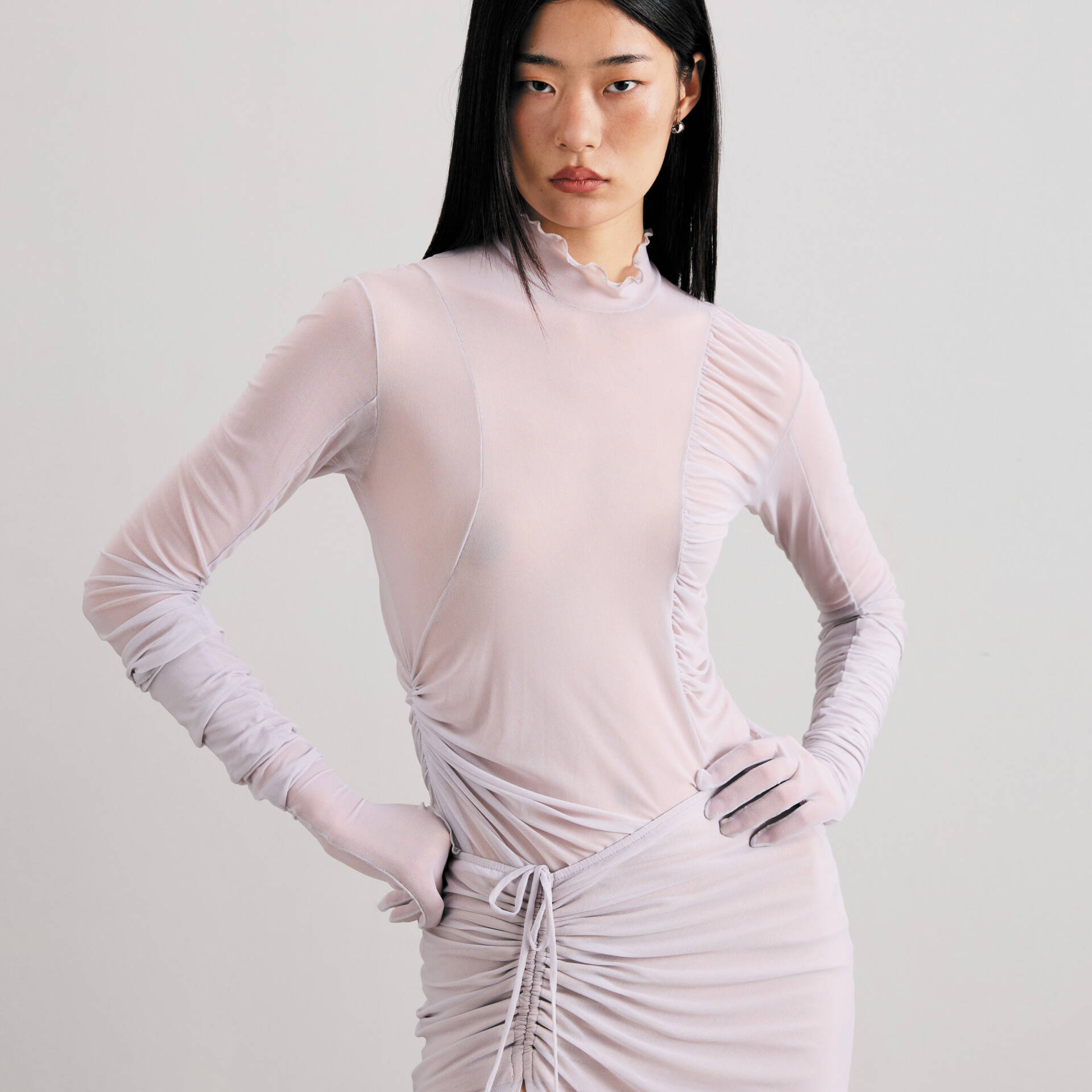 MESH Long Sleeves FW24 Grey