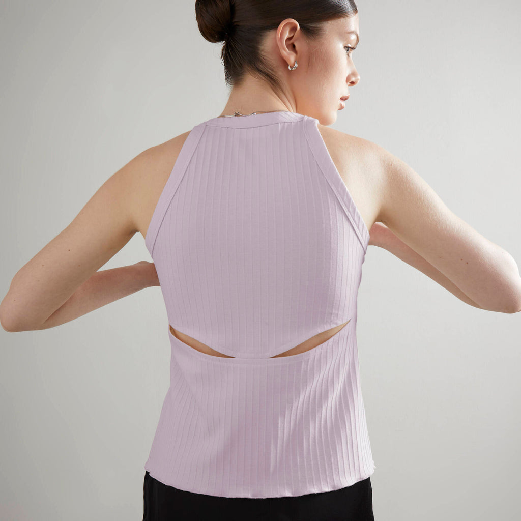 TANK PF23 Top Back Slit Light Purple