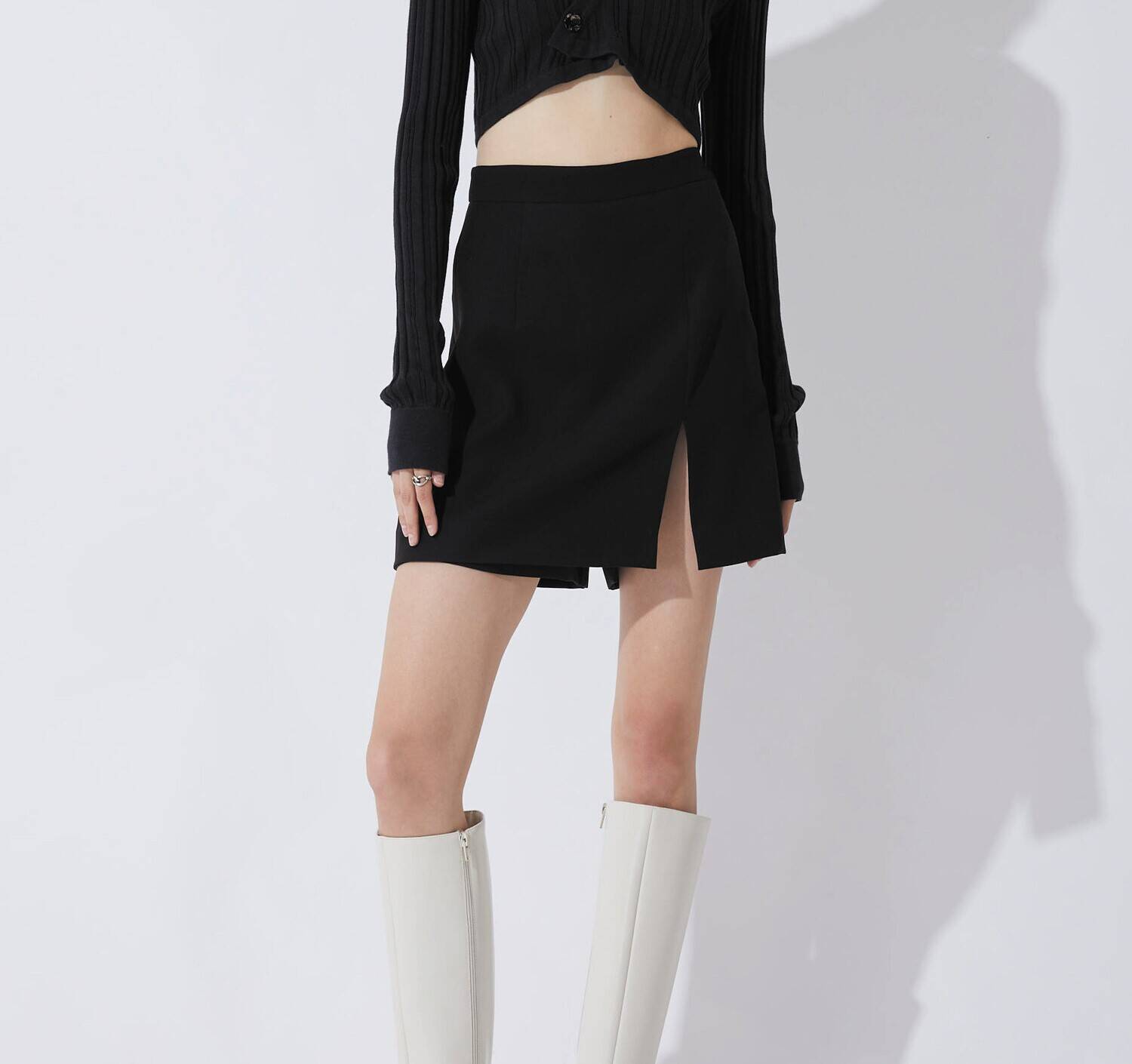 SKORT FW22 High Waist with Slit