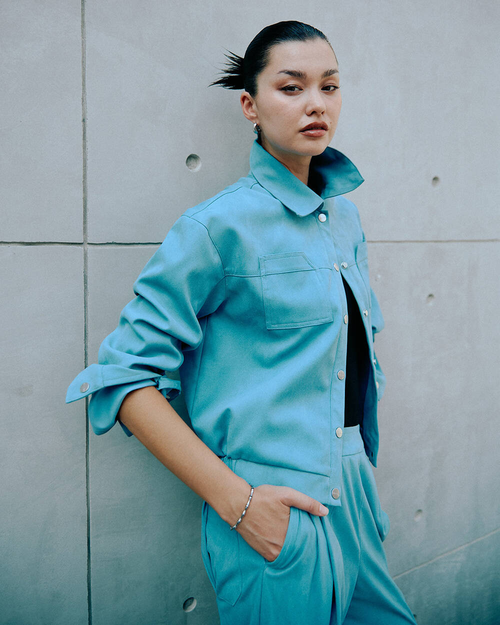 JACKET SS25 Vegan Suede Leather