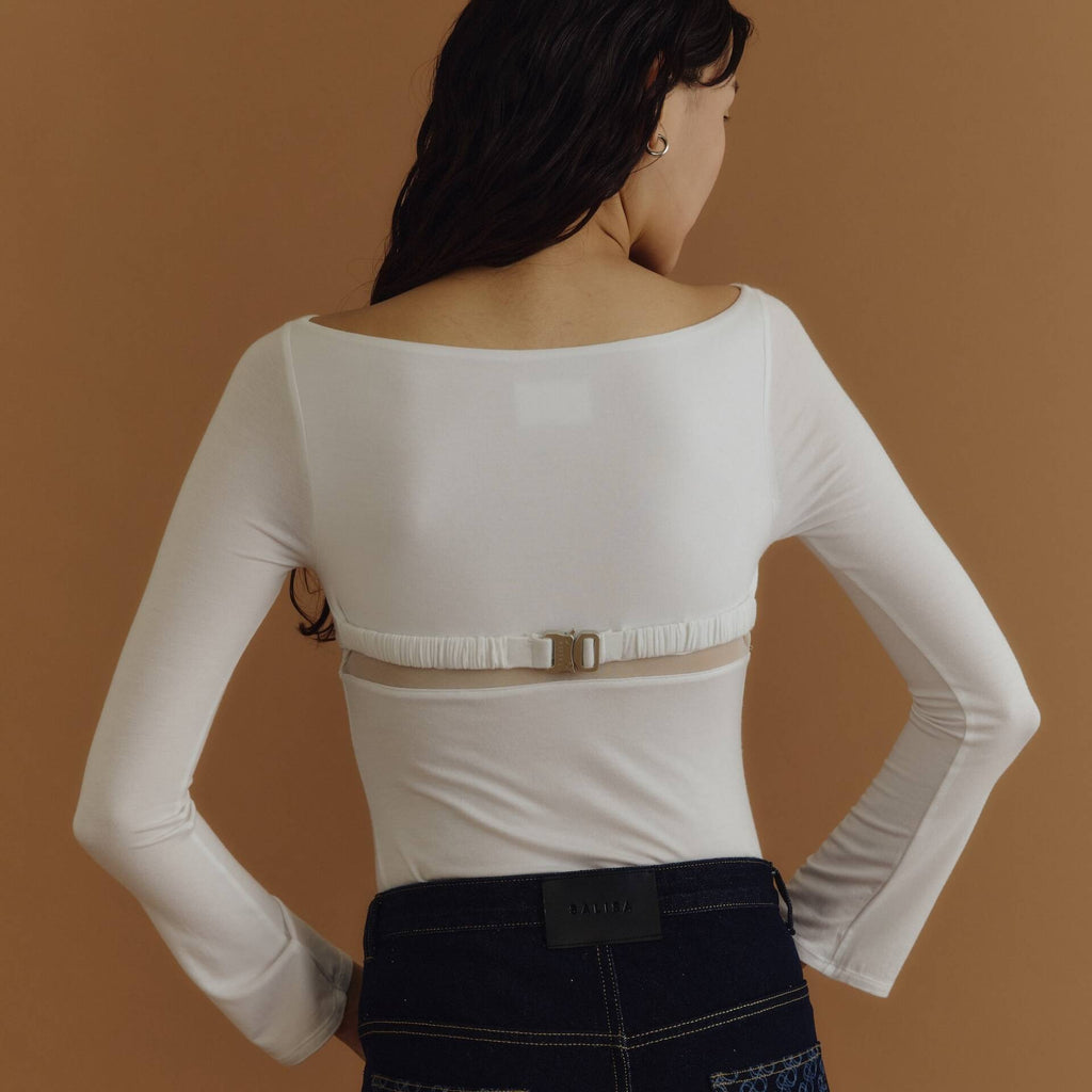 V-BOAT NECK Long Sleeves PF25