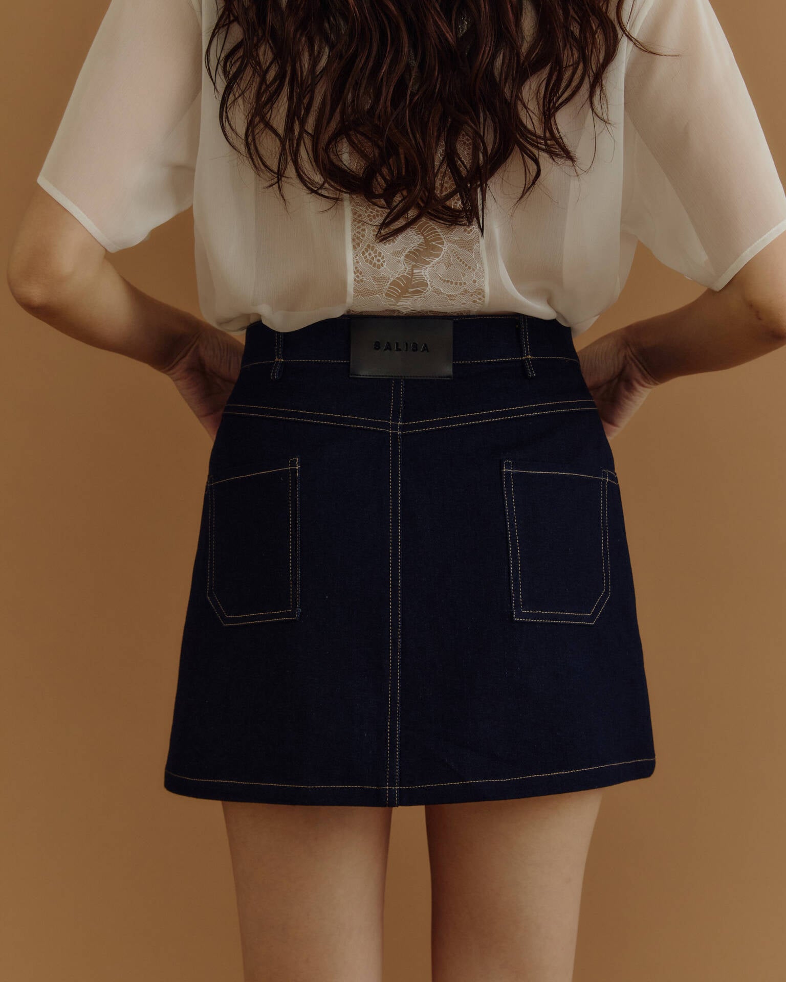 SKIRT V PF25 Dark Denim