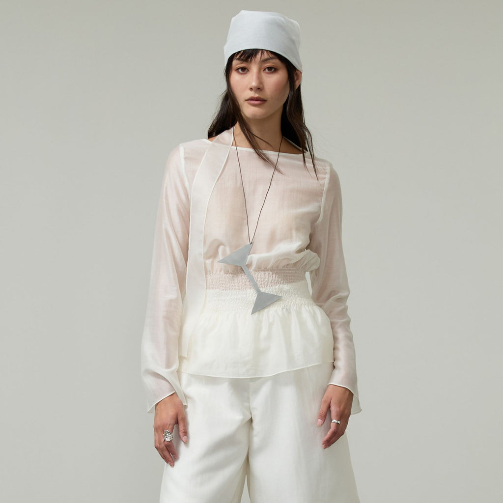 SHEER BLOUSE SS26
