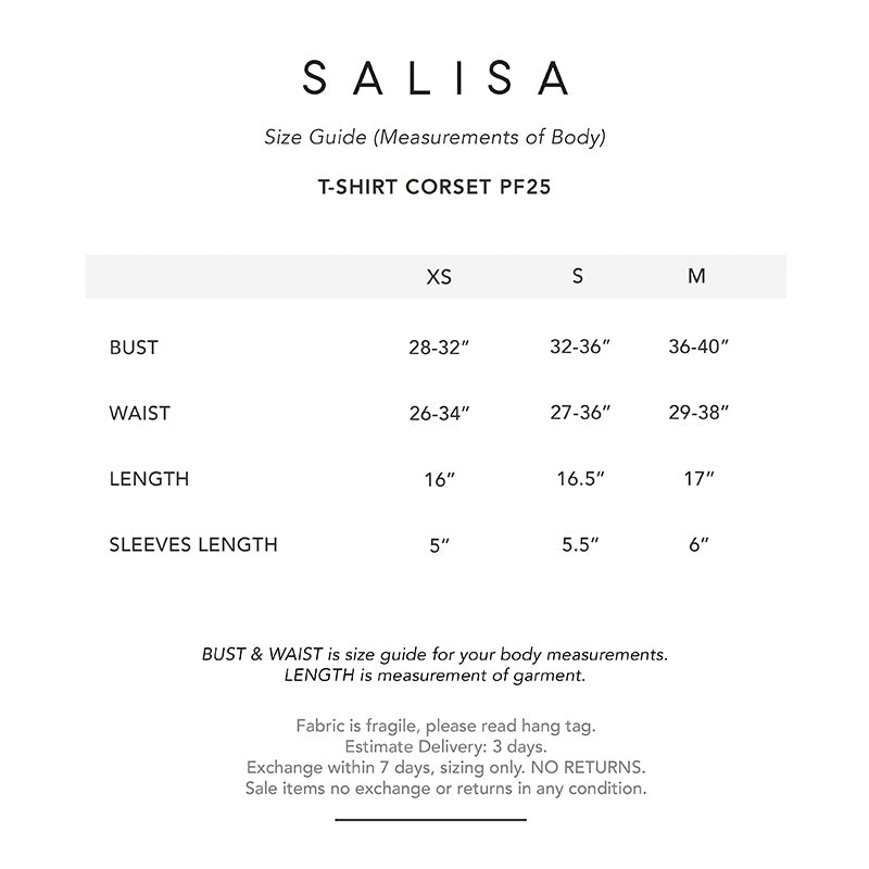 BABY TEE CORSET PF25 Cropped
