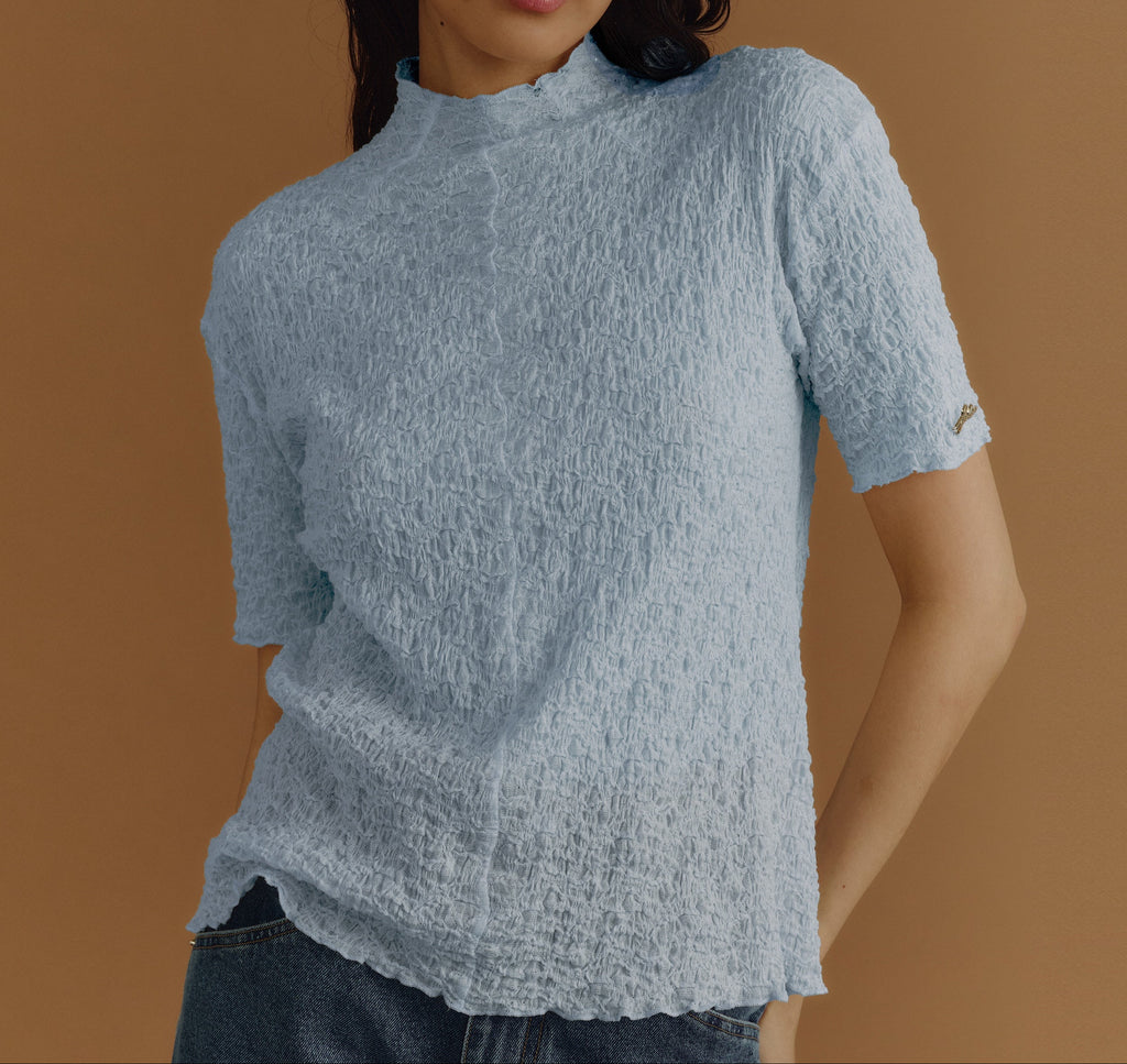 HIGH-NECK BLOUSE PF25