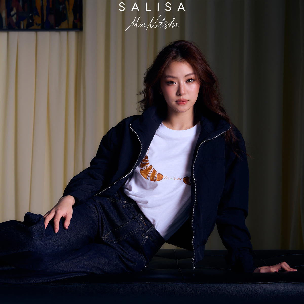 CROPPED BOMBER FW26 MN Nylon