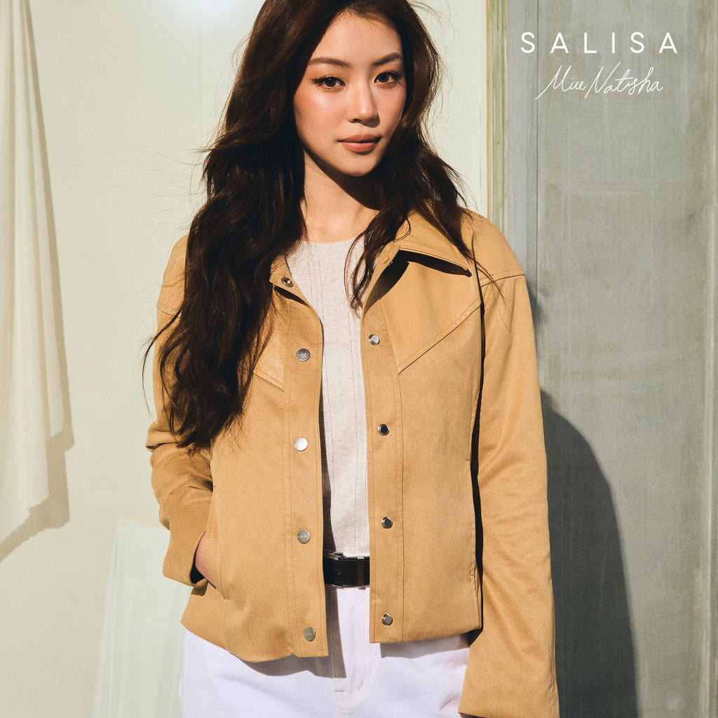 JACKET CROPPED MN FW26 Leather/Suede