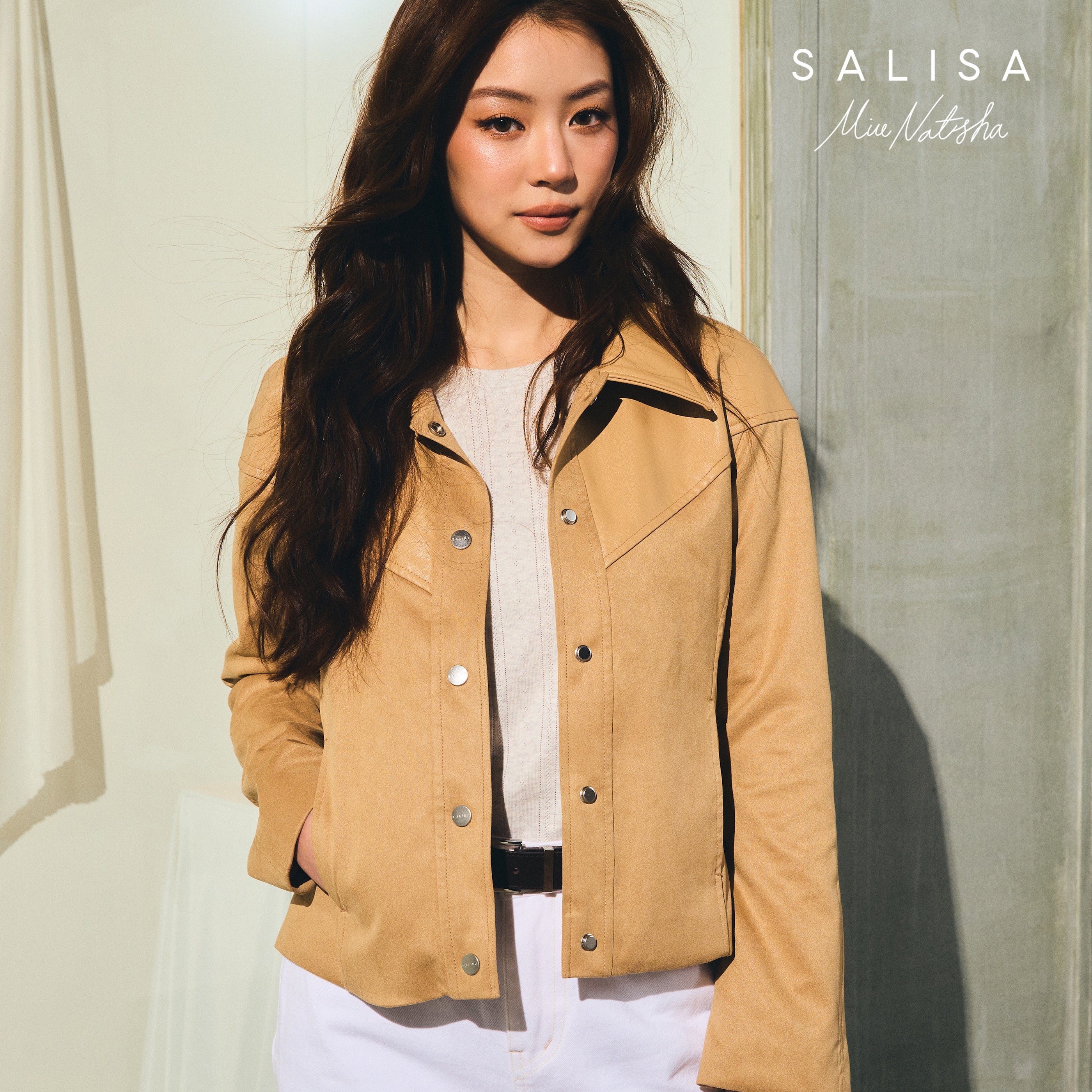 JACKET CROPPED MN FW26 Leather/Suede