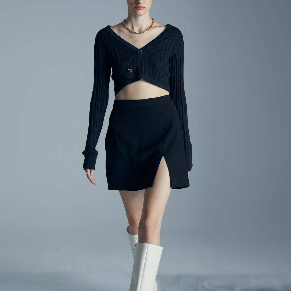 SKORT FW22 High Waist with Slit