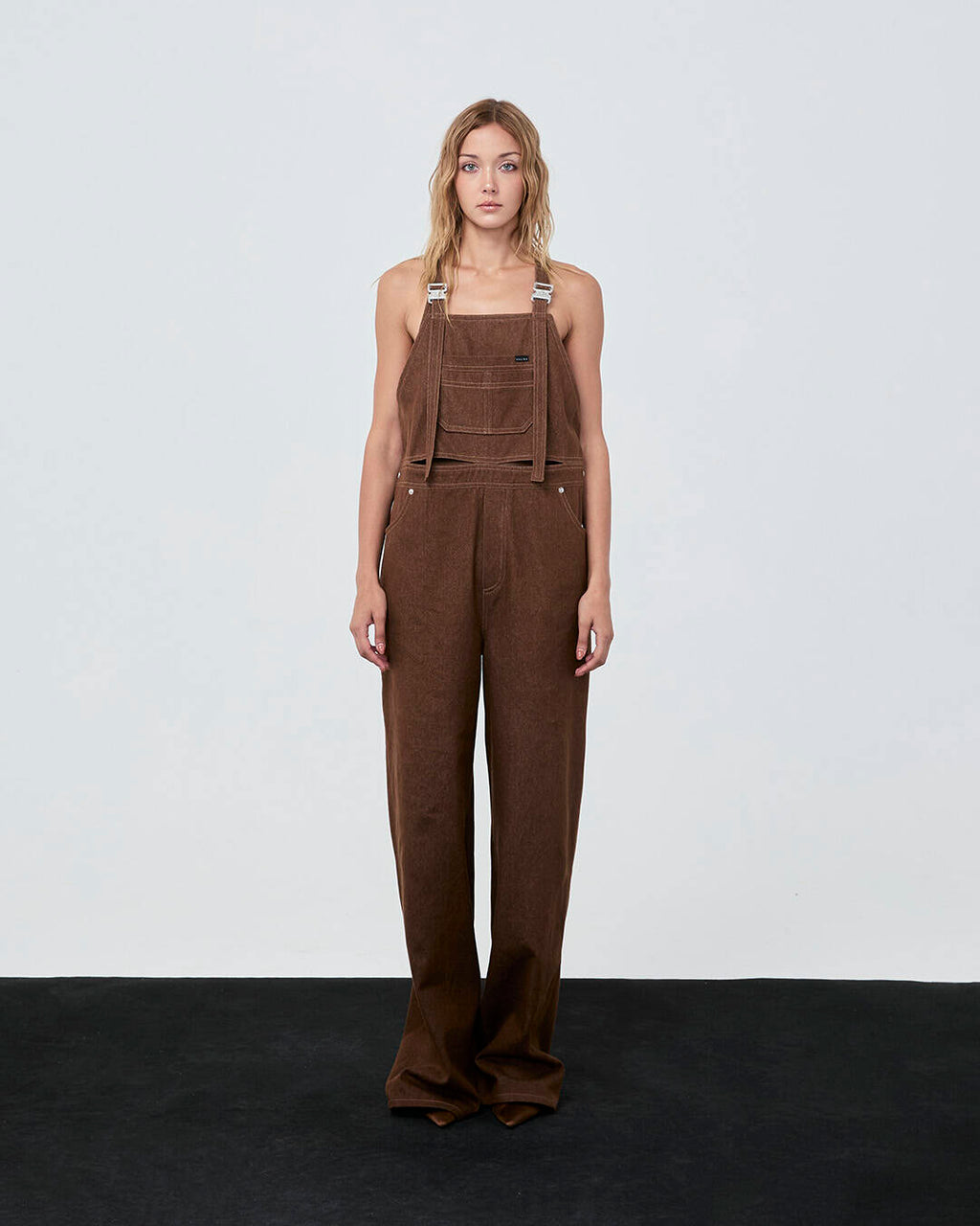 Oversized OVERALLS Jumpsuit Brown