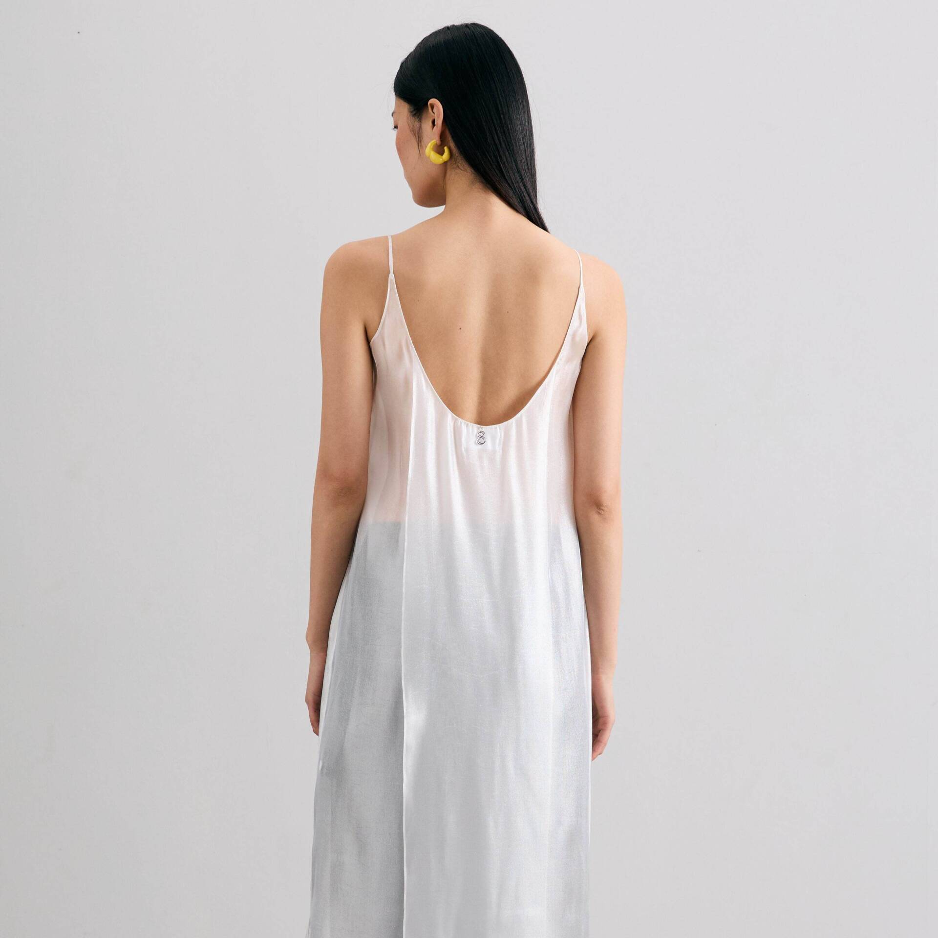 SILK MAXI DRESS FW24 Cross