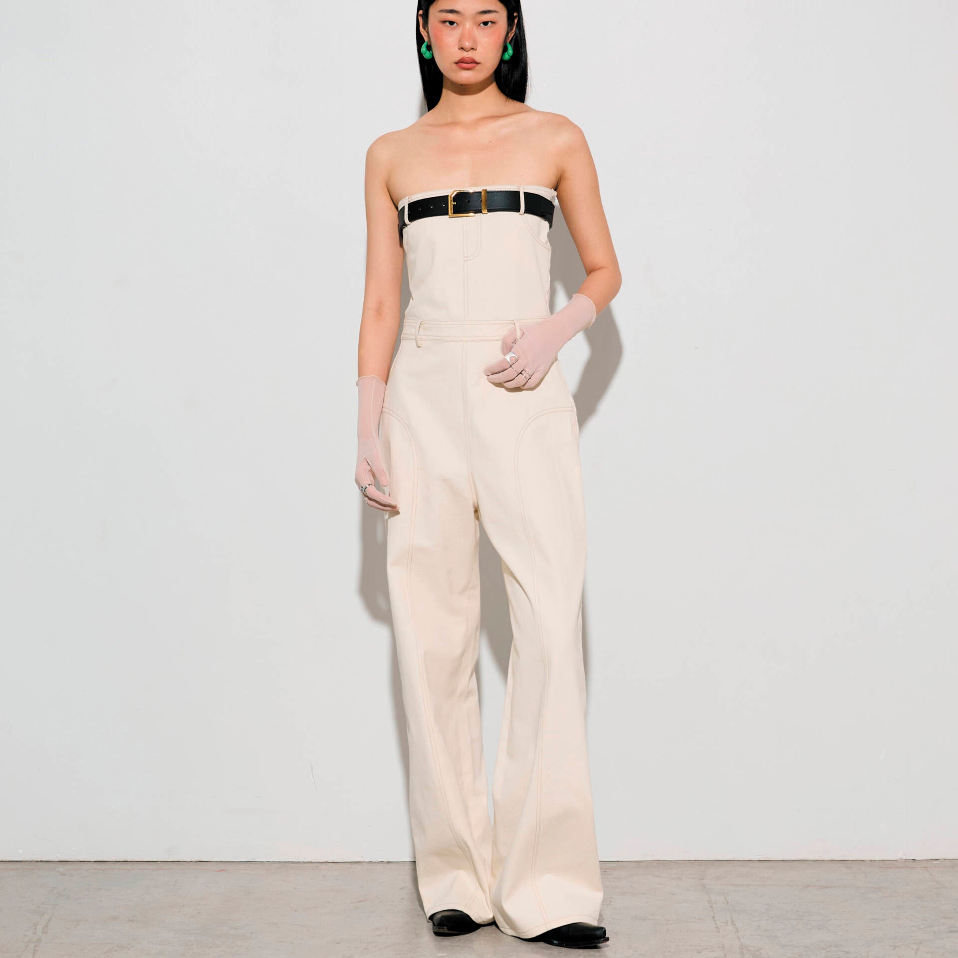 JUMPSUIT FW24 Ivory (belt separate)