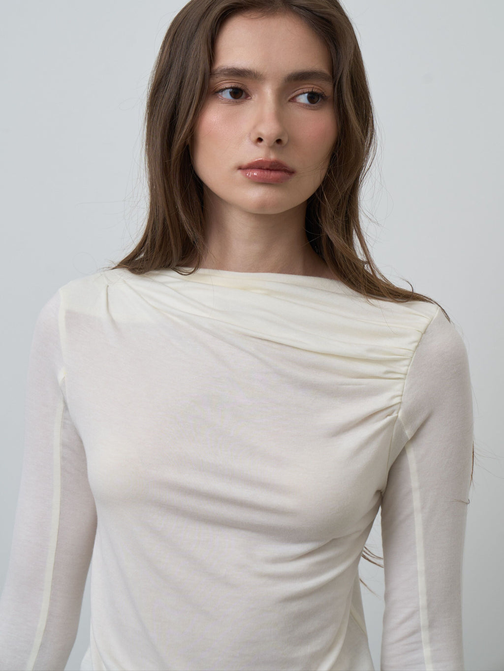 SALISA x Miu Natsha - LONG SLEEVES JERSEY FW26 RUCHED Pre-Order 1 WEEK