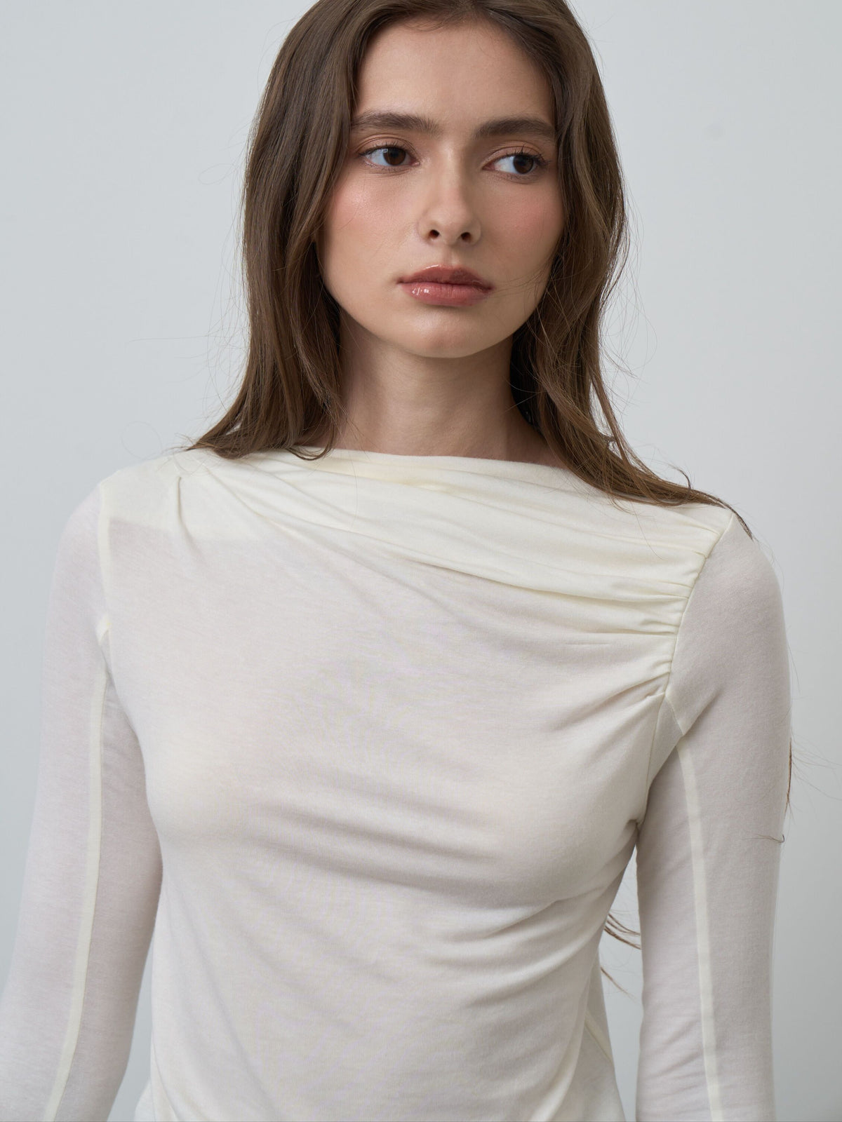 SALISA x Miu Natsha - LONG SLEEVES JERSEY FW26 RUCHED Pre-Order 1 WEEK
