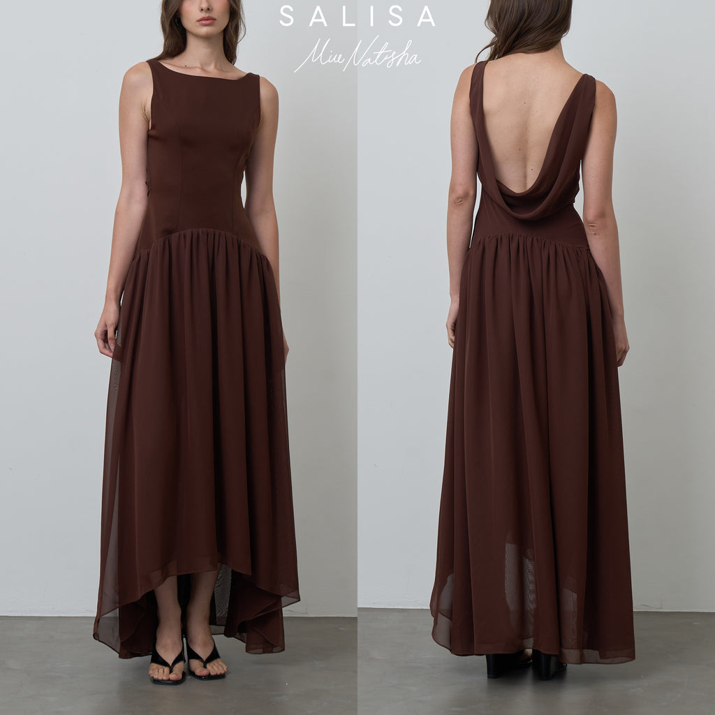 MAXI DRESS MN FW26 CURVED WAIST PRE-ORDER 3-4 WEEKS