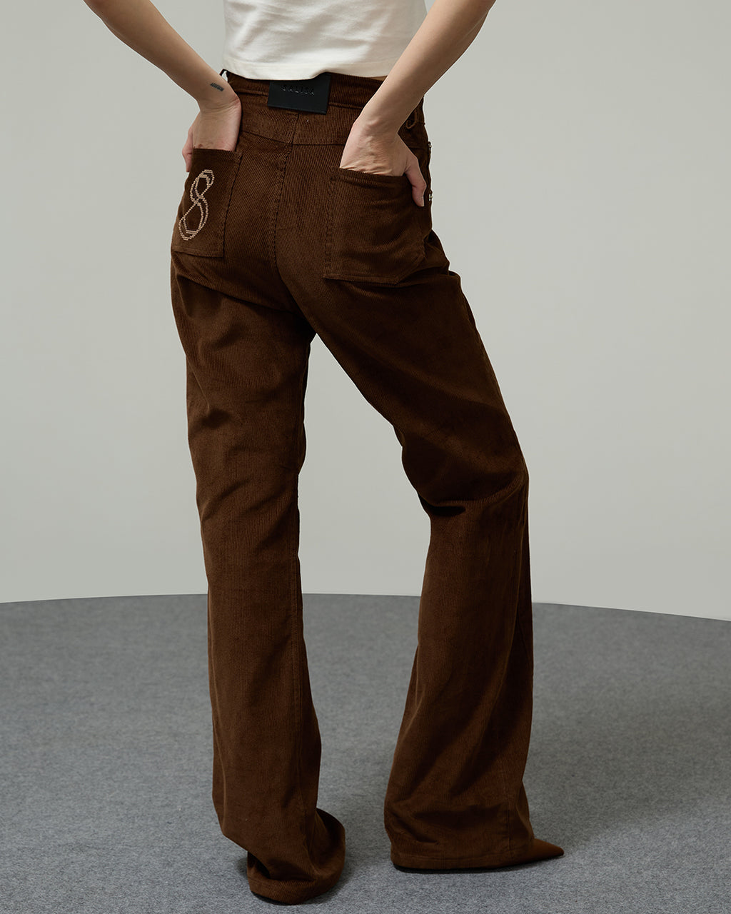 PANTS CORDUROY SS26 FLARE INSERT Brown