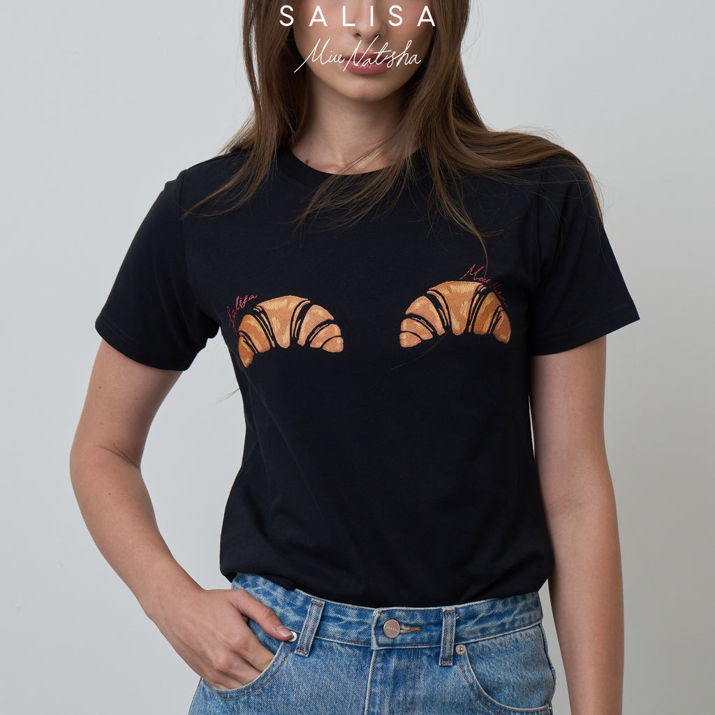 T-SHIRT CROISSANT MN FW26 Baby Fit