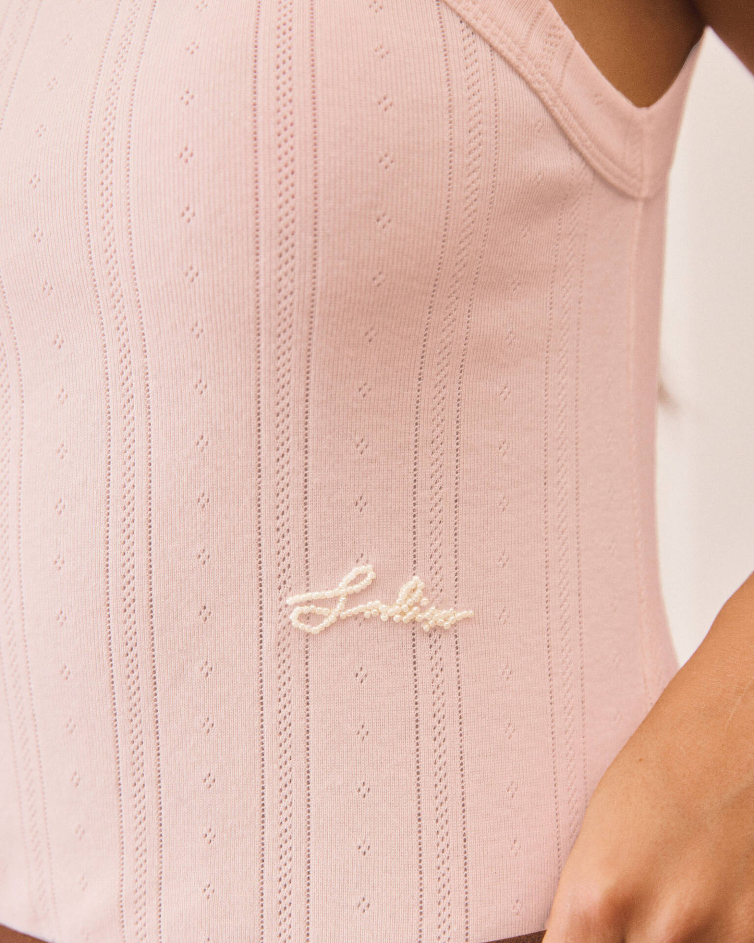 TANK PF24 Pearl Logo Light Pink