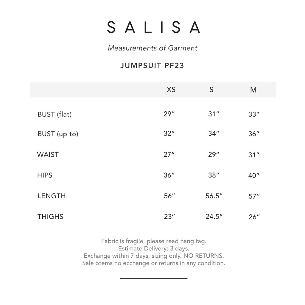 JUMPSUIT PF23 Long White/Black