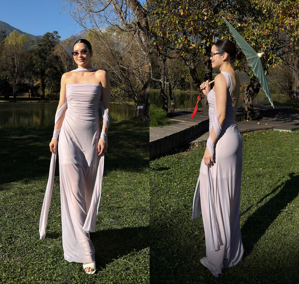 MESH TUBE DRESS