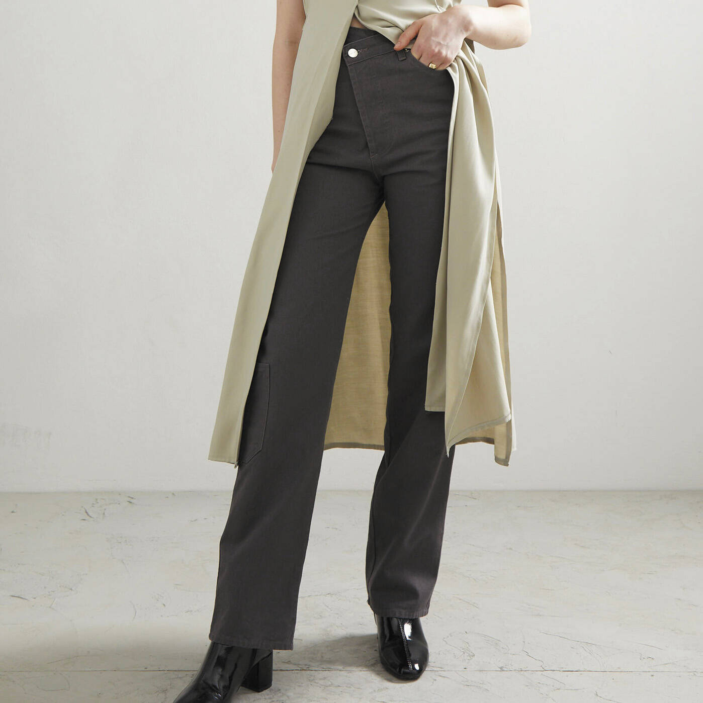 JEANS OVERLAP Cargo Grey