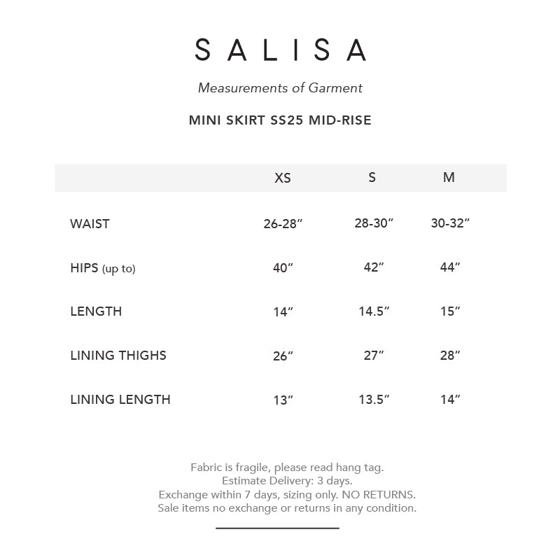 MINI SKIRT SS25 Stripe (With Undershorts)