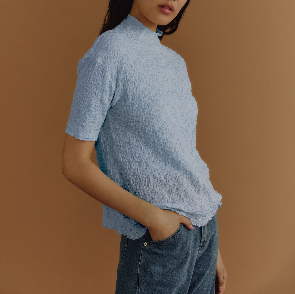 HIGH-NECK BLOUSE PF25