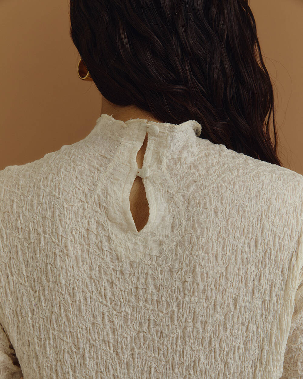 HIGH-NECK BLOUSE PF25