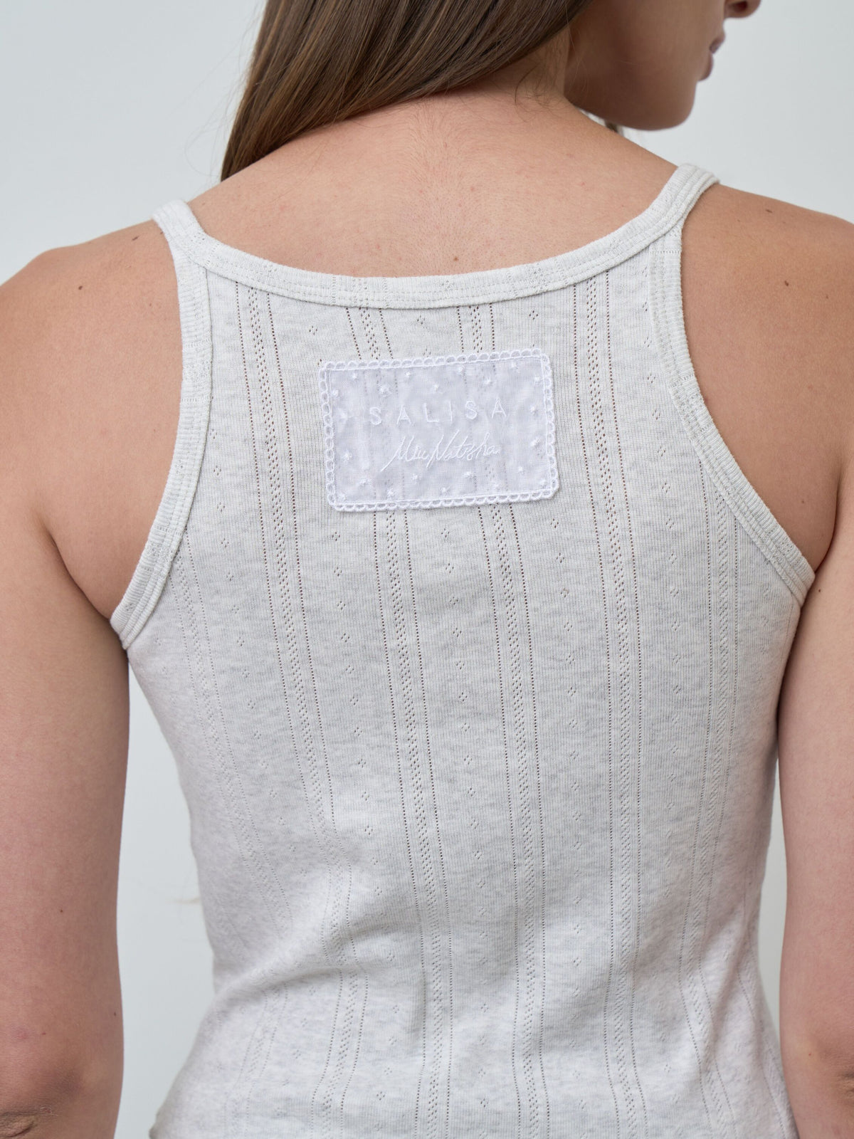 TANK MN FW26 BUTTON Pointelle
