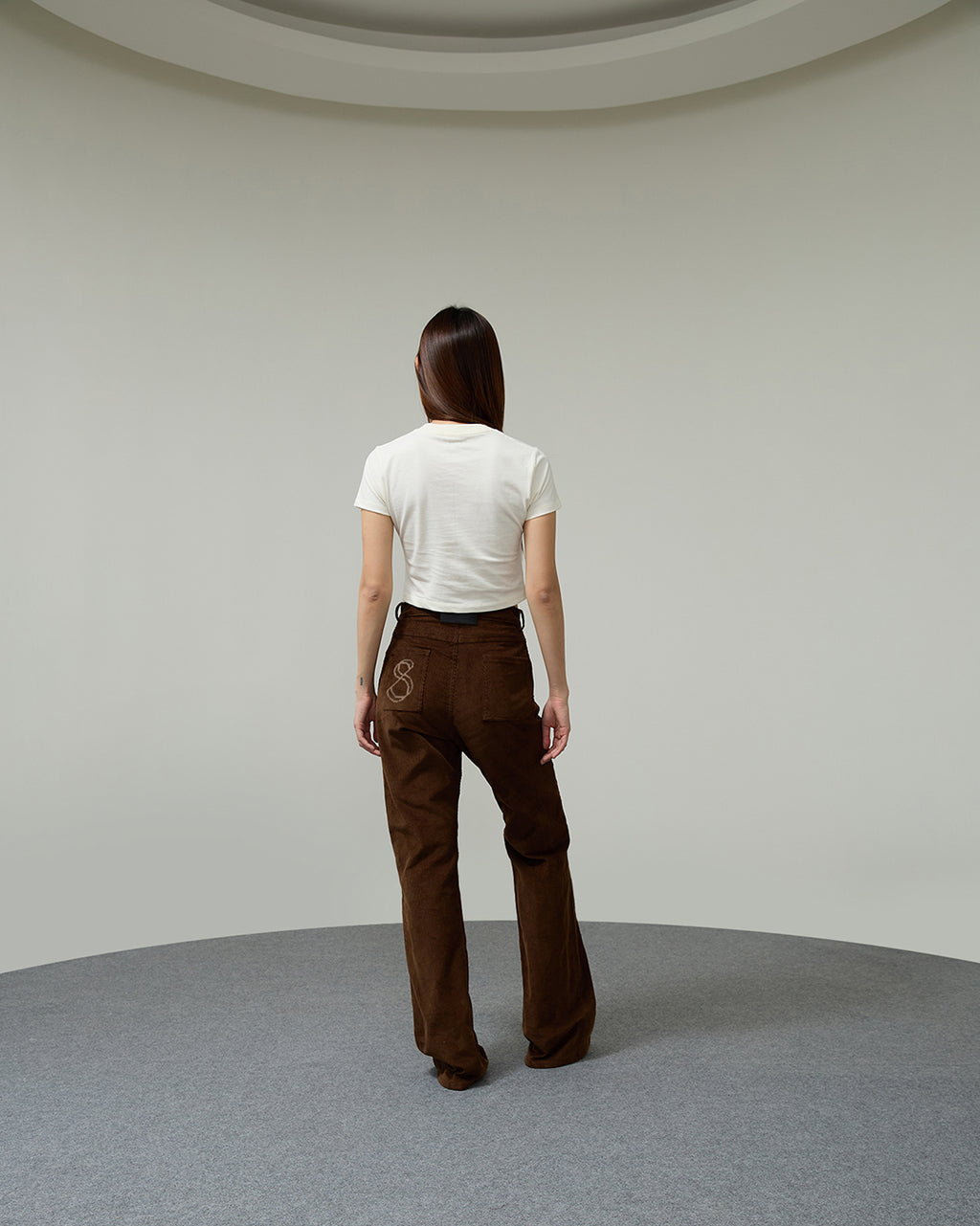 PANTS CORDUROY SS26 FLARE INSERT Brown