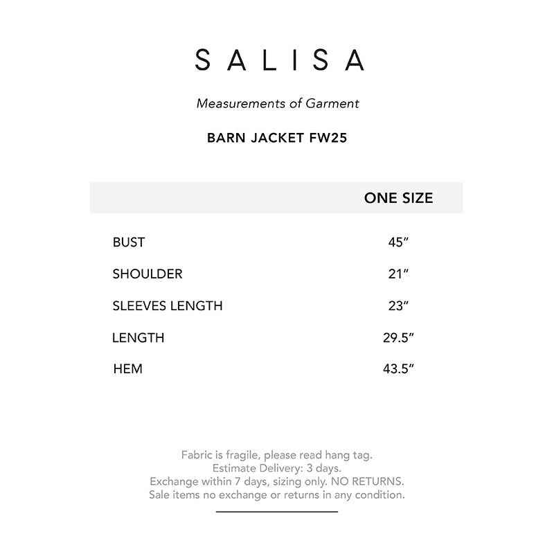 BARN JACKET FW25