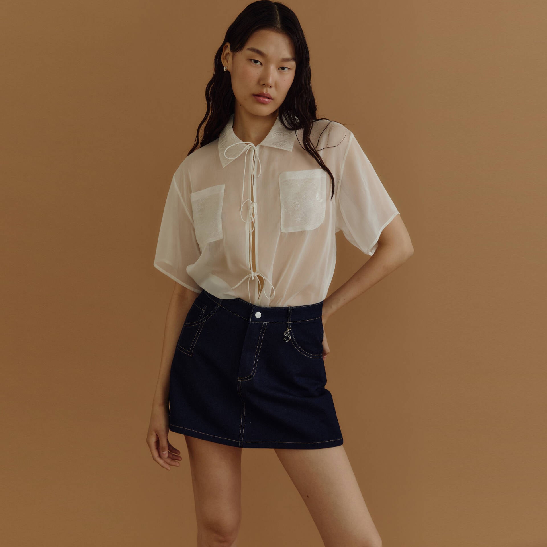 SKIRT V PF25 Dark Denim