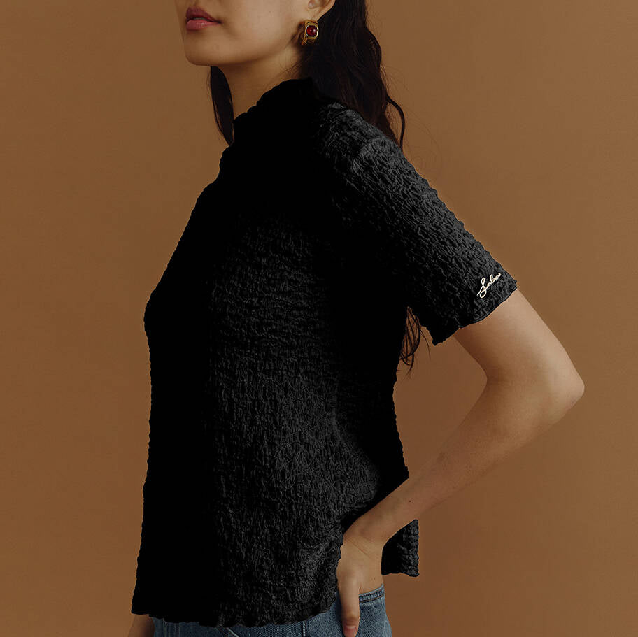 HIGH-NECK BLOUSE PF25