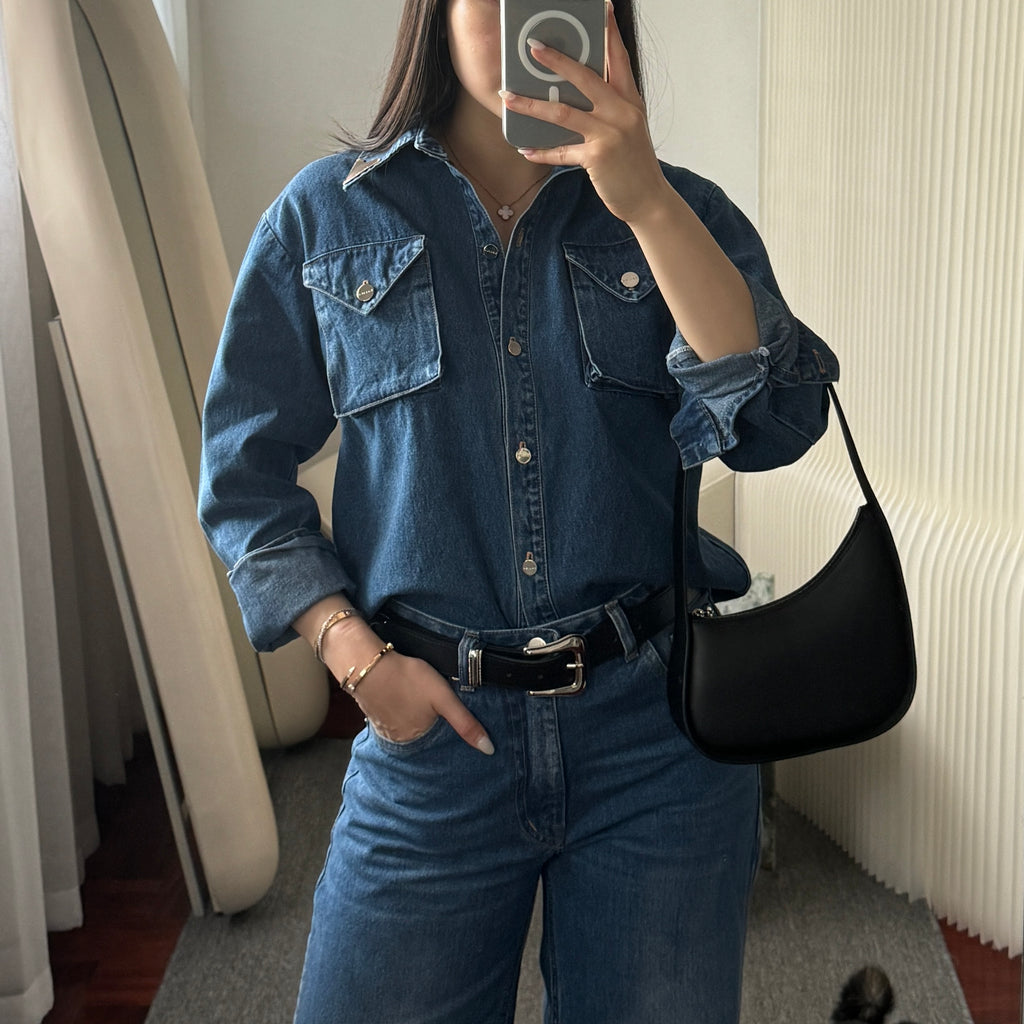SHIRT PF24 Out West Cotton Denim