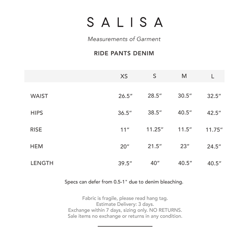 RIDE PANTS Mid-Rise Vegan Denim