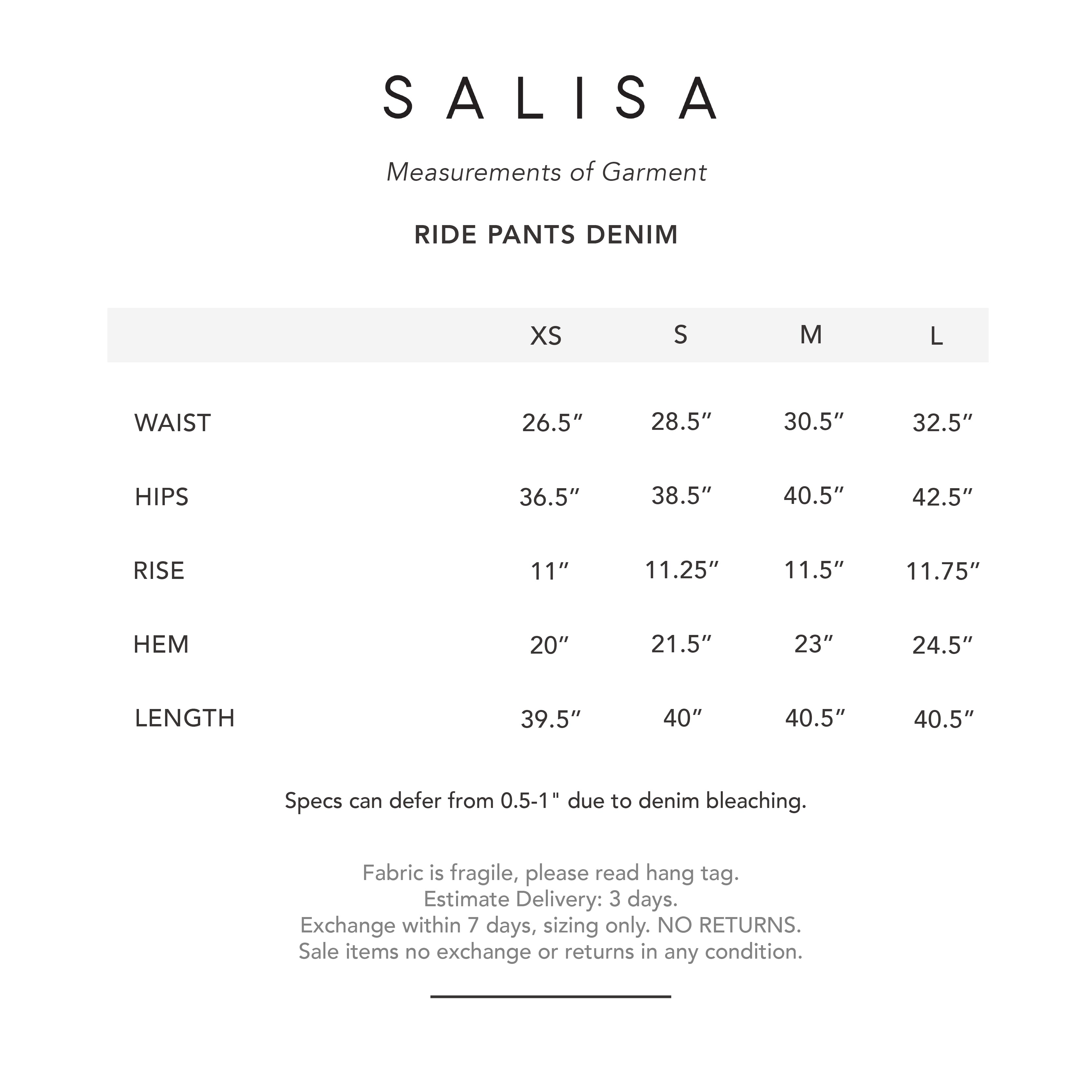 RIDE PANTS Mid-Rise Vegan Denim
