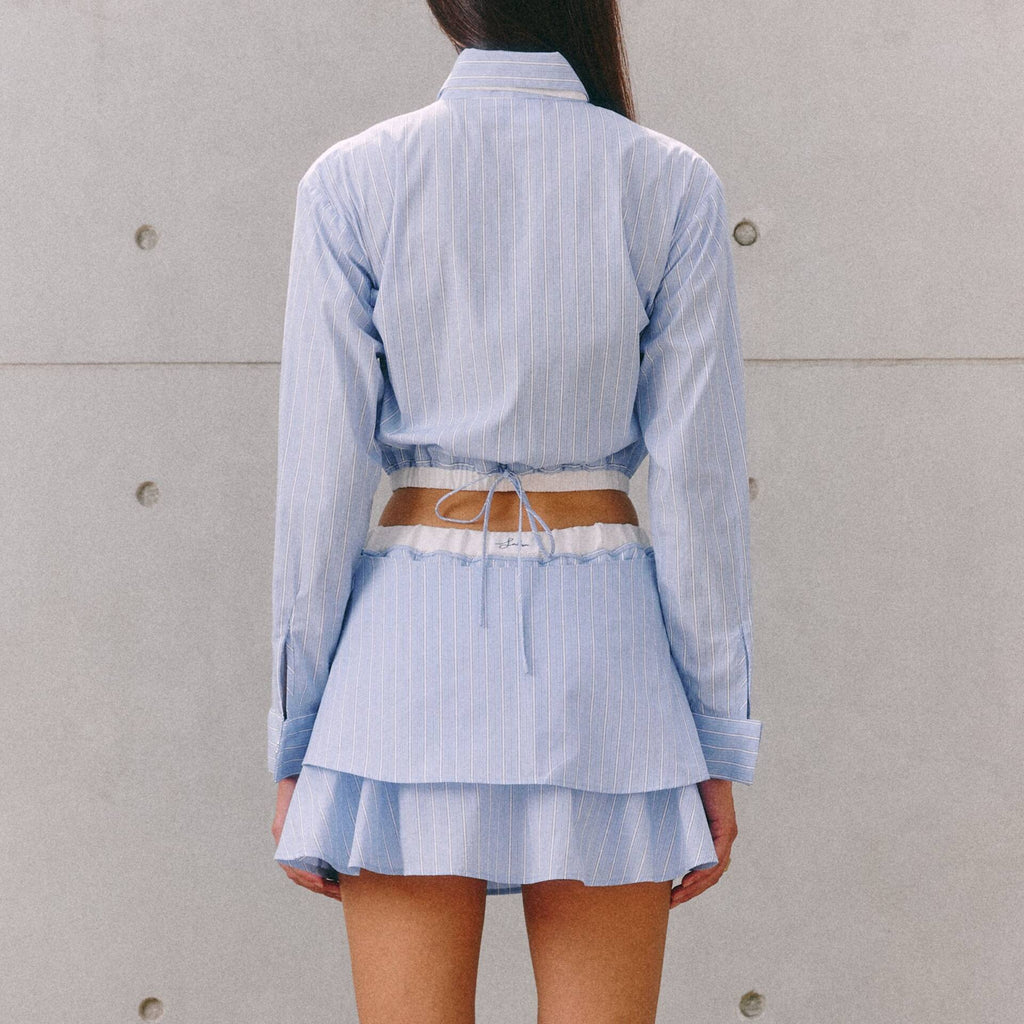 SHIRT CUT-OUT SS25 STRIPED (Removable bottom piece)