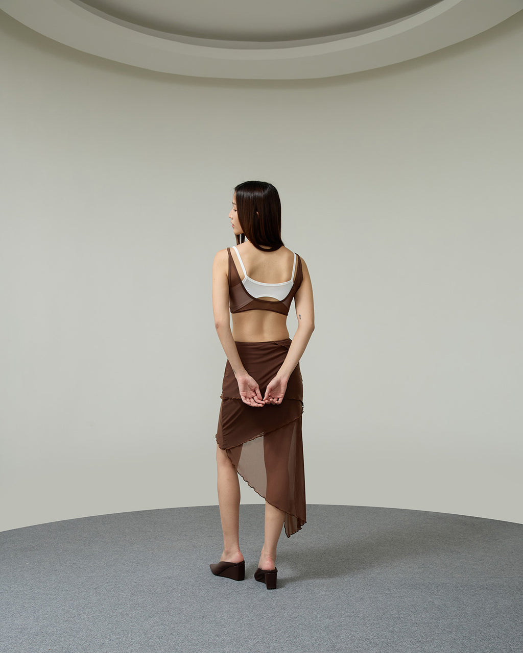 DOUBLE BRALETTE SS26 Mesh Top