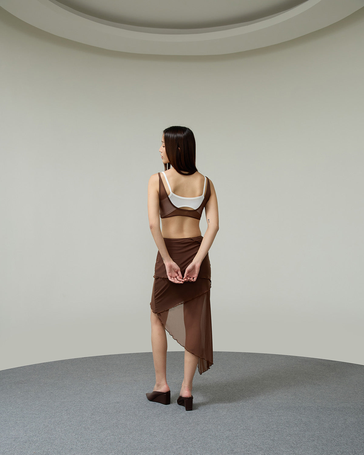 DOUBLE BRALETTE SS26 Mesh Top