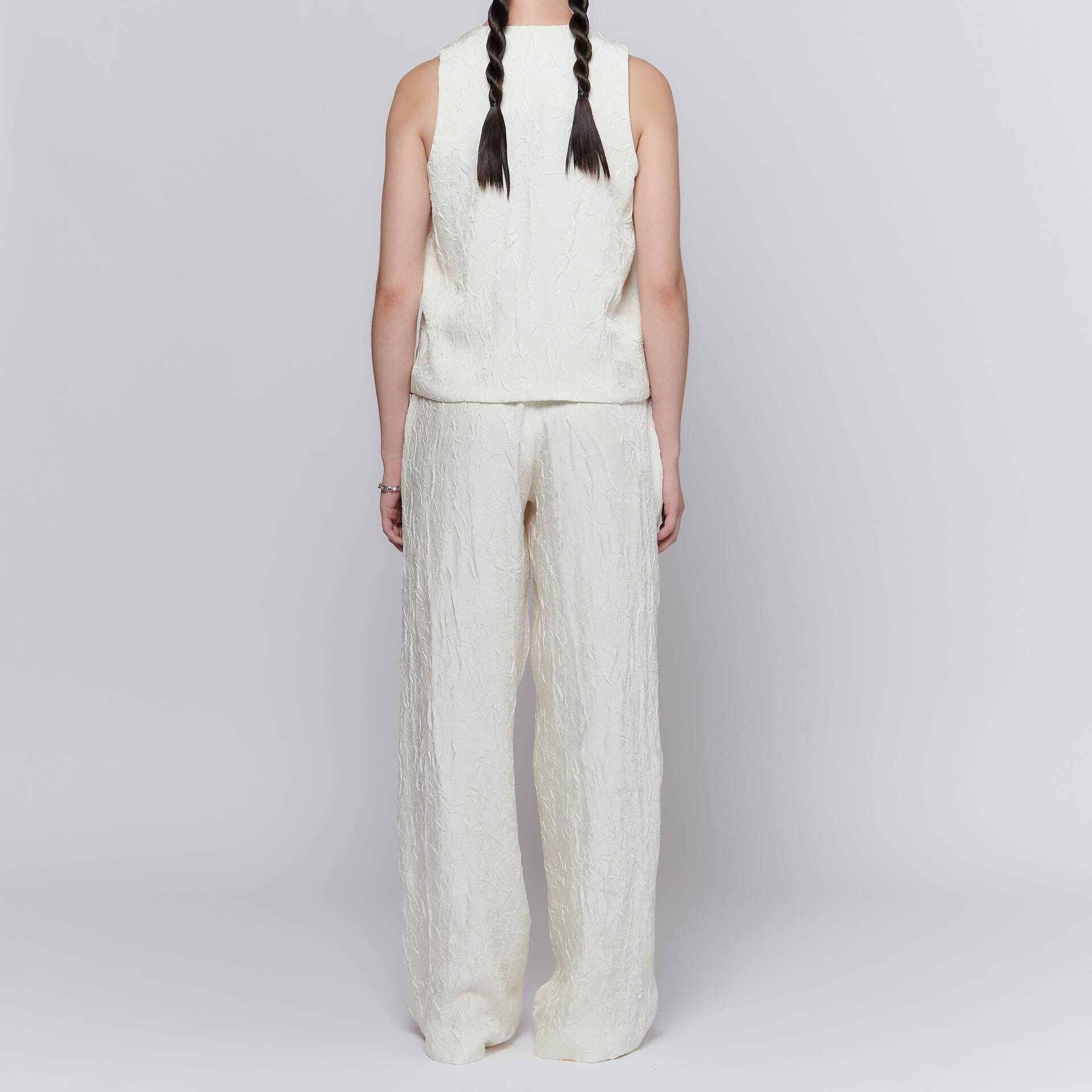 PANTS IVORY GRANITE Low-Rise Loose
