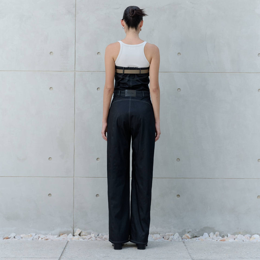 JUMPSUIT Black Granite (belt separate)