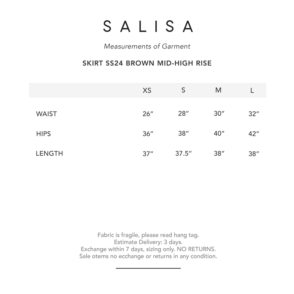 SKIRT SS24 Curve Slit with Zipper