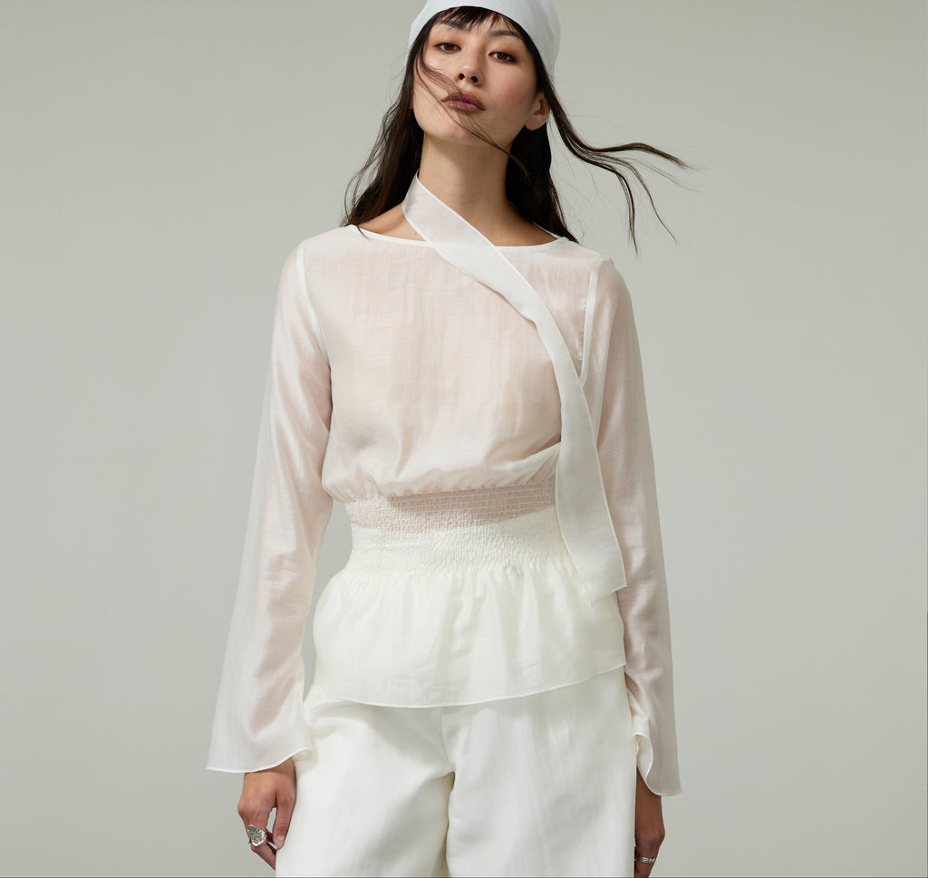 SHEER BLOUSE SS26