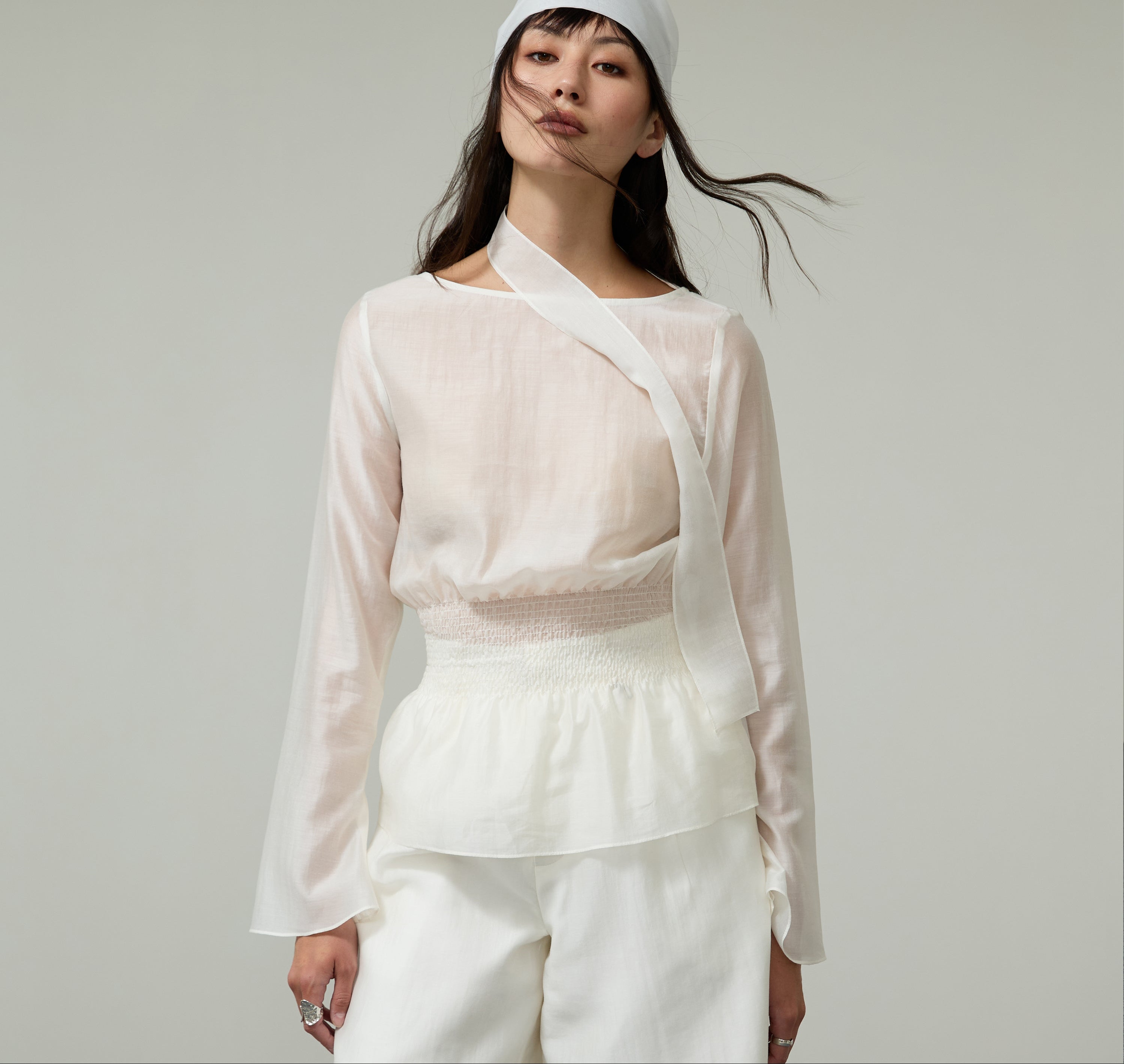 SHEER BLOUSE SS26