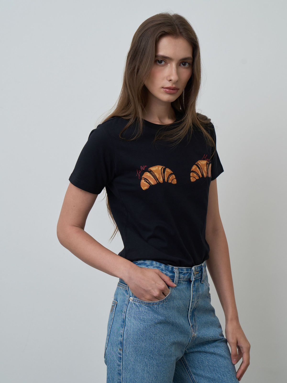 T-SHIRT CROISSANT MN FW26 Baby Fit