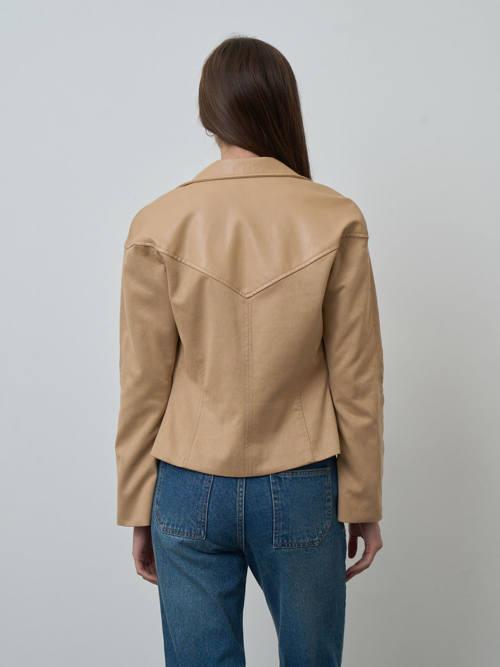 JACKET CROPPED MN FW26 Leather/Suede