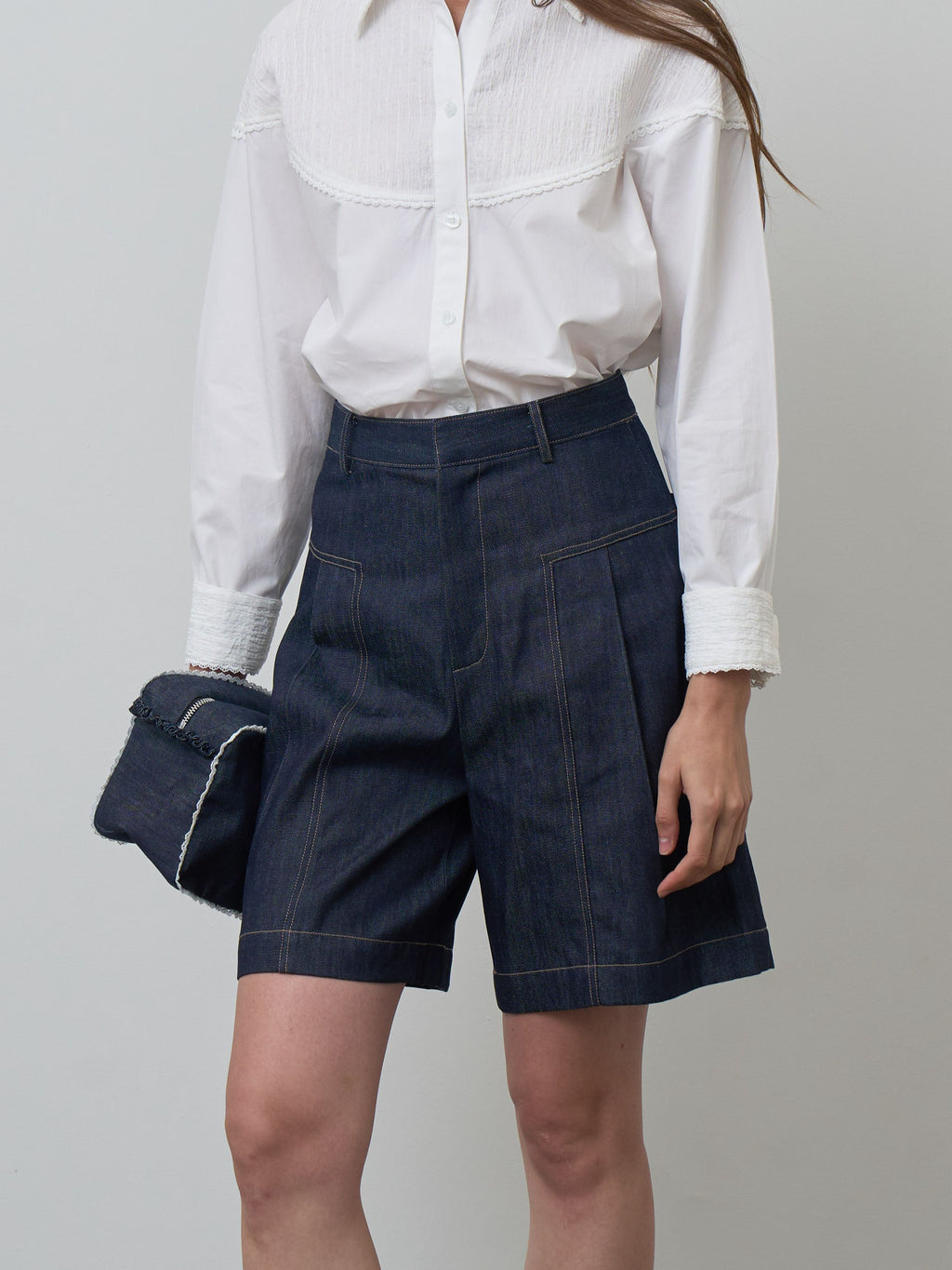 DENIM SHORTS MN FW26